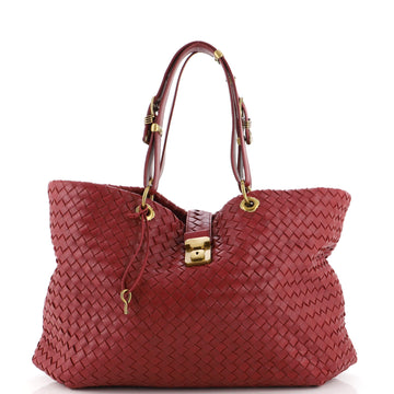 Bottega Veneta Capri Tote Intrecciato Nappa Medium
