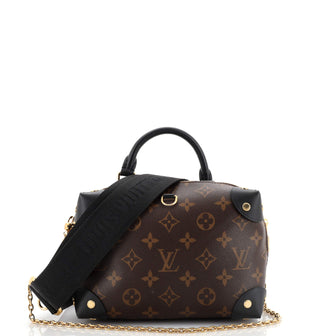 Louis Vuitton Petite Malle Souple Handbag Monogram Canvas