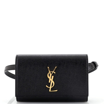 Saint Laurent Classic Monogram Kate Belt Bag Leather