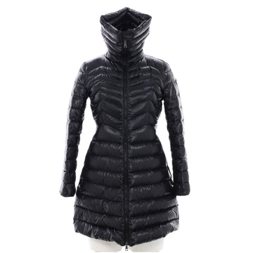 Moncler Women's Faucon Hooded Long Coat Quilted Polyamide with Down