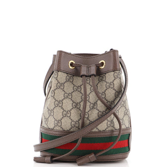 Gucci Ophidia Bucket Bag GG Coated Canvas Mini