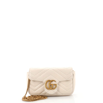 Gucci GG Marmont Flap Bag Matelasse Leather Super Mini