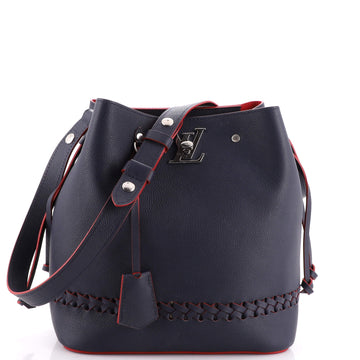 Louis Vuitton Lockme Bucket Bag Braided Leather