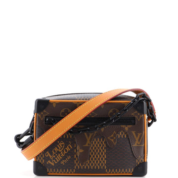 Louis Vuitton Nigo Soft Trunk Bag Limited Edition Giant Damier and Monogram Canvas Mini