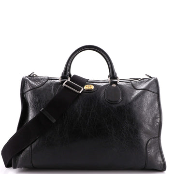 Gucci Morpheus Zip Convertible Duffle Bag Leather Medium