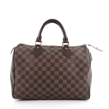 Louis Vuitton Speedy Handbag Damier 30 Brown