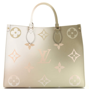 Louis Vuitton OnTheGo Tote Spring in the City Monogram Giant Canvas MM