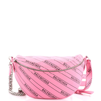 Balenciaga Souvenir Belt Bag Printed Leather XXS