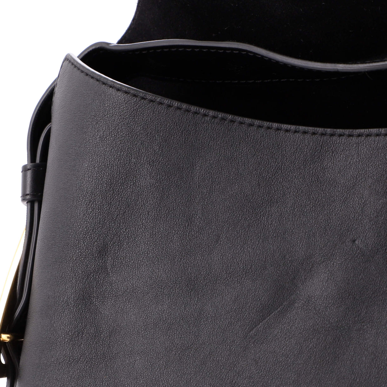 Bottega Veneta Cradle Shoulder Bag Leather Medium Black 2013582