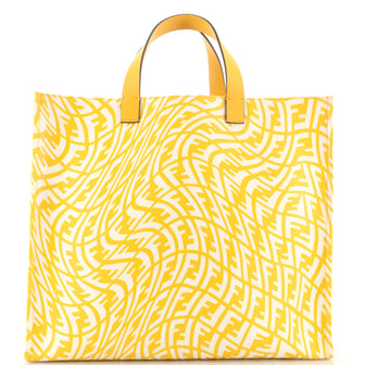 Fendi Shopper Tote Vertigo Zucca Canvas Large