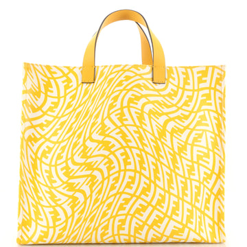 Fendi Shopper Tote Vertigo Zucca Canvas Large
