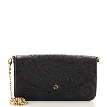 Louis Vuitton Felicie Pochette Monogram Empreinte Leather