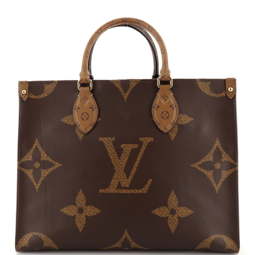 Louis Vuitton OnTheGo Tote Reverse Monogram Giant MM Brown 2014224