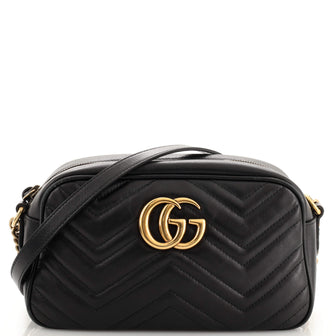 Gucci GG Marmont Shoulder Bag Matelasse Leather Small