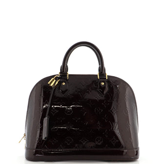 Louis Vuitton Alma Handbag Monogram Vernis PM