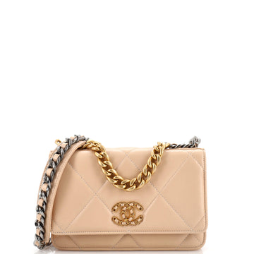 Chanel 19 Wallet on Chain Quilted Lambskin
