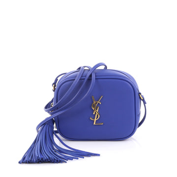  Saint Laurent Classic Monogram Blogger Crossbody Leather 2015201 blue