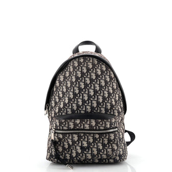Christian Dior Rider Backpack Oblique Canvas Small