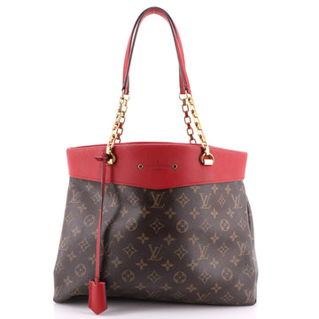 Louis Vuitton Pallas Shopper Monogram Canvas and Calfskin