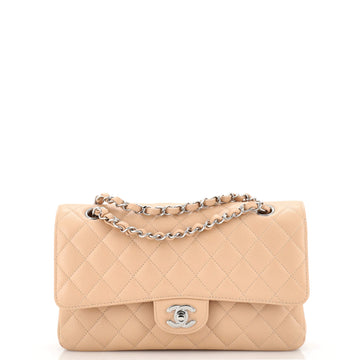 Chanel Classic Double Flap Bag Quilted Caviar Medium