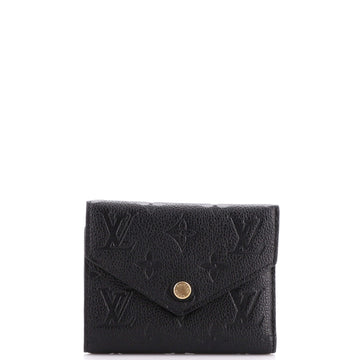 Louis Vuitton Victorine Wallet Monogram Empreinte Leather