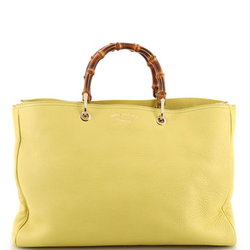 Gucci Bamboo Shopper Tote Leather Large