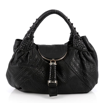 Fendi Spy Bag Leather Black 2016301
