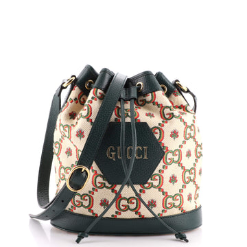 Gucci 100 Bucket Bag Limited Edition Canvas