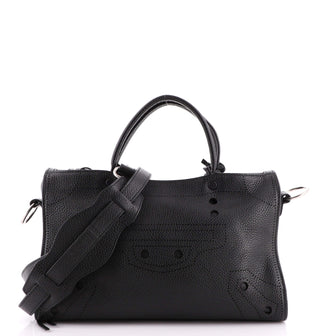 Balenciaga Blackout City Bag Leather Small