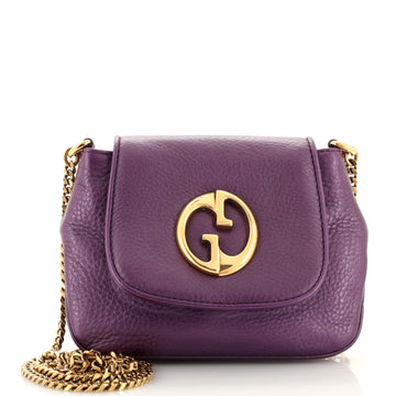 Gucci 1973 Chain Shoulder Bag Leather Small