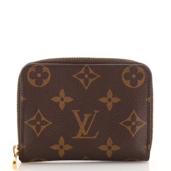 Louis Vuitton Zippy Coin Purse Monogram Canvas