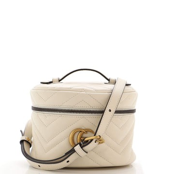 Gucci GG Marmont Vanity Backpack Matelasse Leather Mini