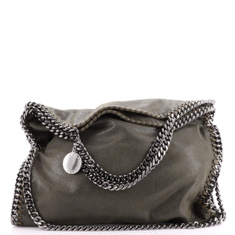 Stella McCartney Falabella Fold Over Bag Shaggy Deer