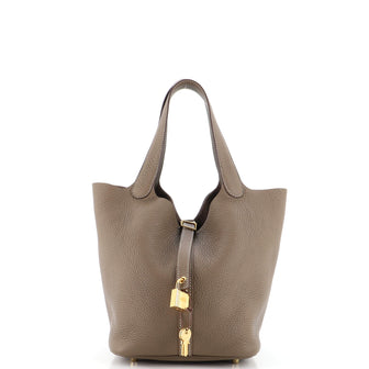 Hermes Picotin Lock Bag Clemence MM