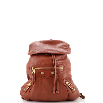 Balenciaga Giant Traveler Backpack Leather Small