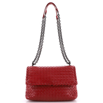Bottega Veneta Olimpia Crossbody Bag Intrecciato Nappa Small