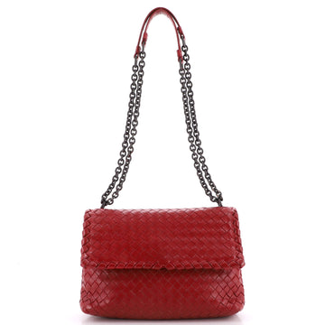 Bottega Veneta Olimpia Crossbody Bag Intrecciato Nappa Small
