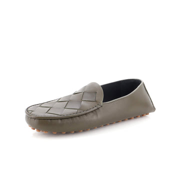 Bottega Veneta Men's Douglas Driver Loafers Maxi Intrecciato Leather
