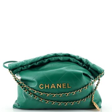 Chanel 22 Chain Hobo Quilted Calfskin Medium