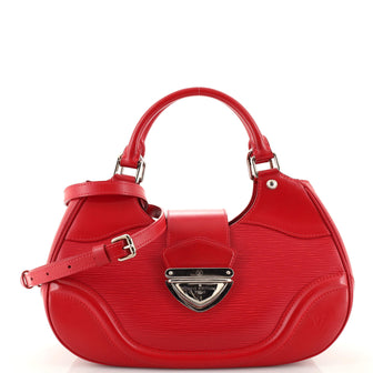 Louis Vuitton Montaigne Sac Handbag Epi Leather
