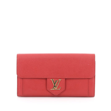 Louis Vuitton Lockme Wallet Calfskin Red 2018202