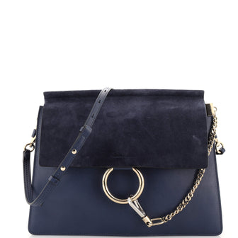 Chloe Faye Shoulder Bag Leather Medium