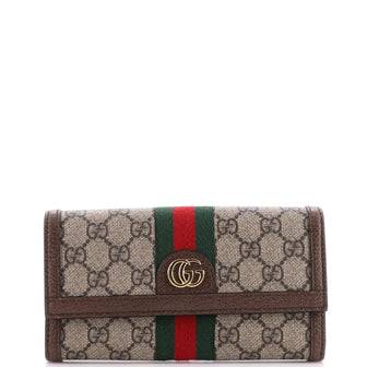 Gucci Ophidia Continental Wallet GG Coated Canvas