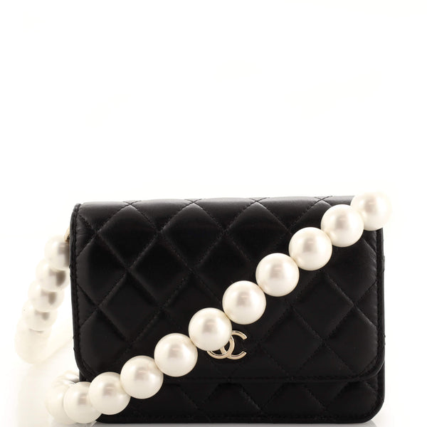 Túi Xách Chanel Flap Bag Calfskin Crystal Pearls   Shop giày Swagger