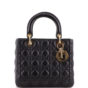 Christian Dior Lady Dior Bag Cannage Quilt Lambskin Medium