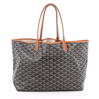 Goyard St. Louis Tote Coated Canvas PM Black 2018801