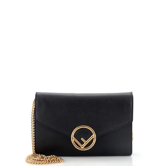 Fendi F is Fendi Envelope Wallet on Chain Leather