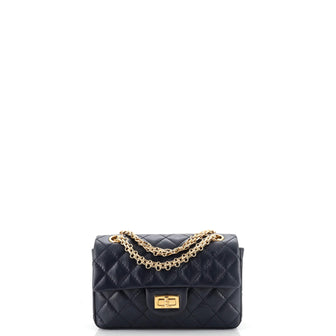 Chanel Reissue 2.55 Flap Bag Quilted Aged Calfskin Mini