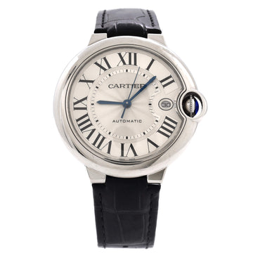 Cartier Ballon Bleu de Cartier Automatic Watch Stainless Steel and Alligator 40