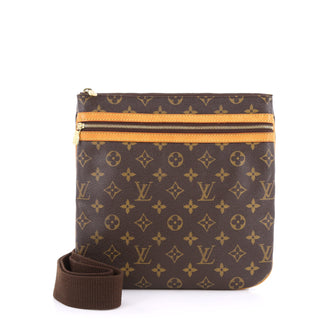 Brown Louis Vuitton Monogram Pochette Bosphore Crossbody Bag